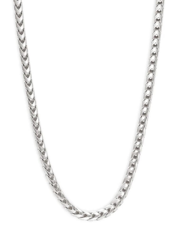 Saks Fifth Avenue Men's Sterling Silver Franco Chain Necklace Cover