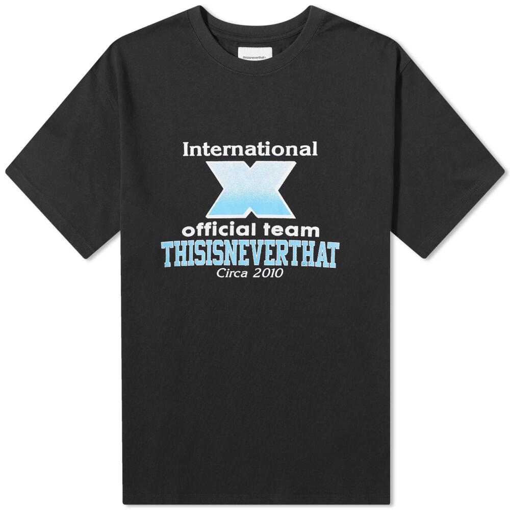 thisisneverthat Men's X-INTL.Tee in Black Cover