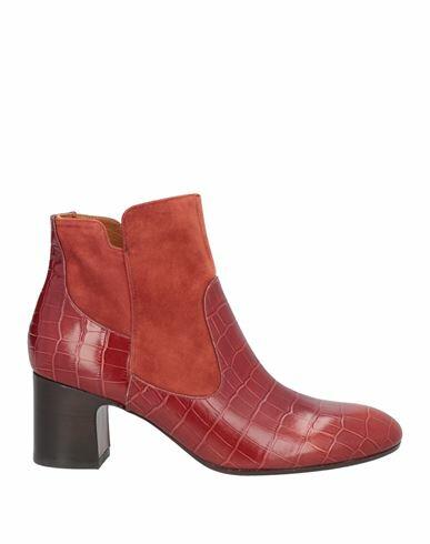 Chie Mihara Woman Ankle boots Tan Leather Cover