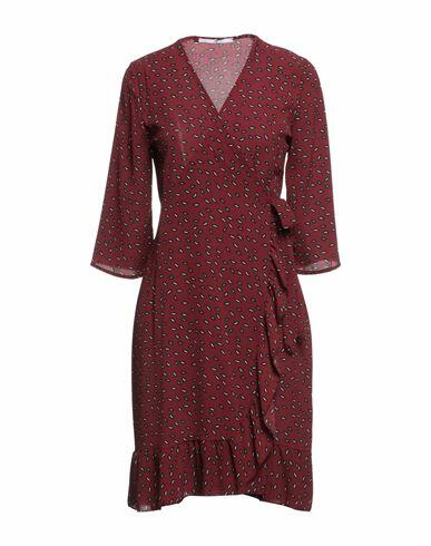 Mr Massimo Rebecchi Woman Mini dress Burgundy Polyester Cover