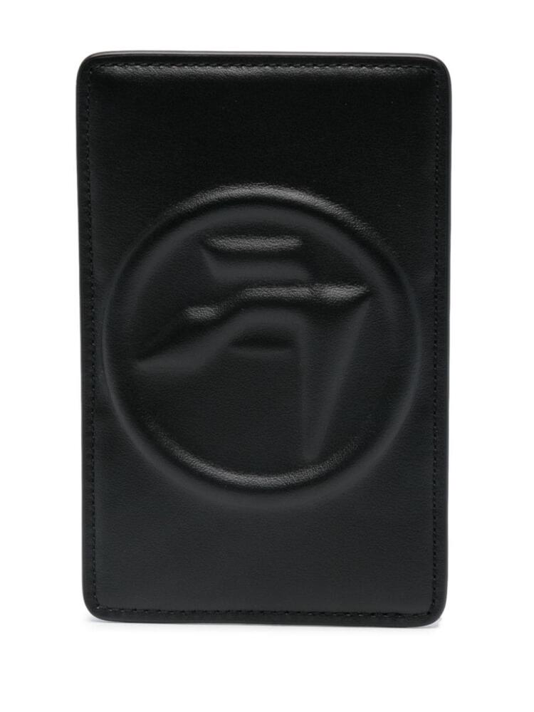 AMBUSH logo-embossed card holder - Black Cover