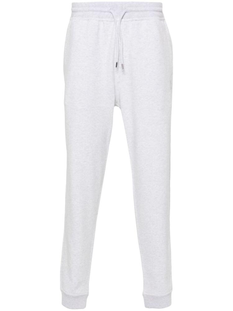 Brunello Cucinelli logo-print track pants - Grey Cover