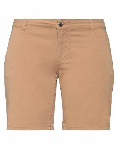 Relish Woman Shorts & Bermuda Shorts Sand Cotton, Elastane Cover