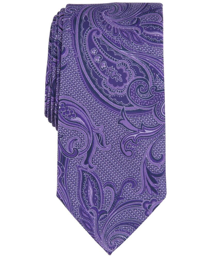 Michael Kors Men's Marbella Paisley Tie - Purple Cover