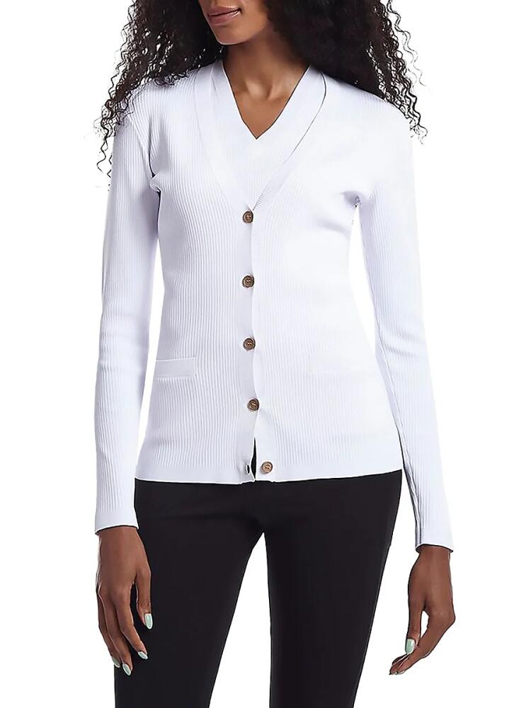 Capsule 121 Women's Cunningham Ribbed Cardigan - White Cover