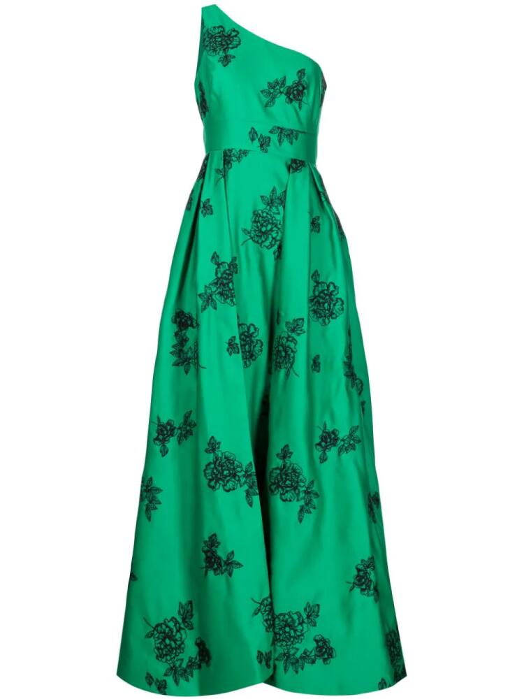 Marchesa Notte Marigold Ball gown - Green Cover