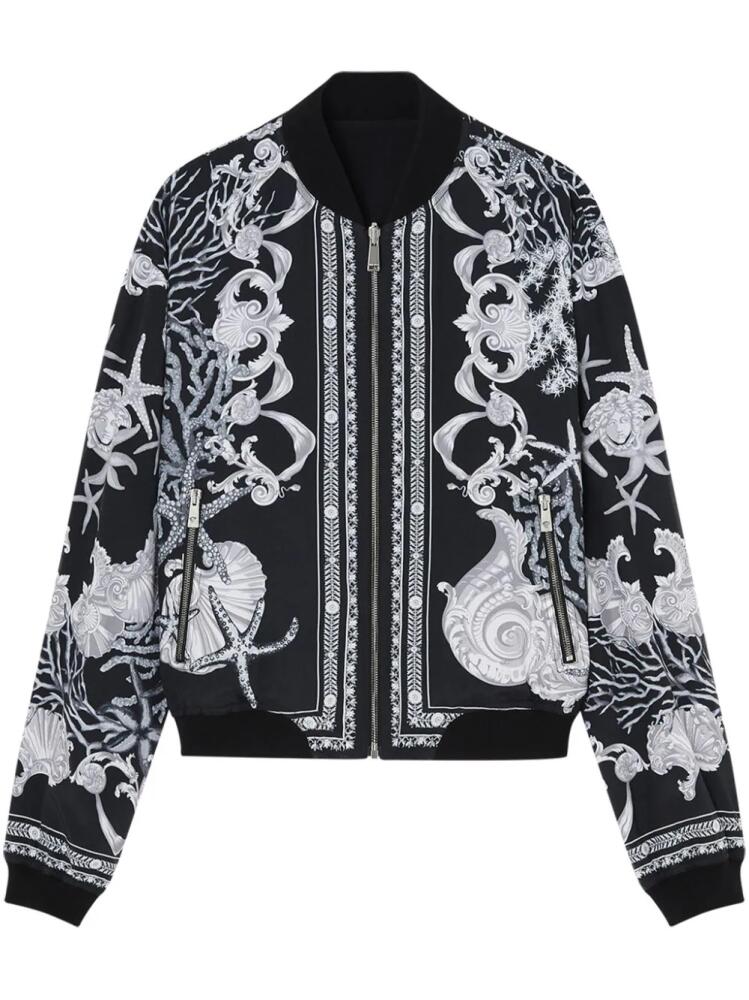 Versace Barocco Sea reversible bomber jacket - Black Cover