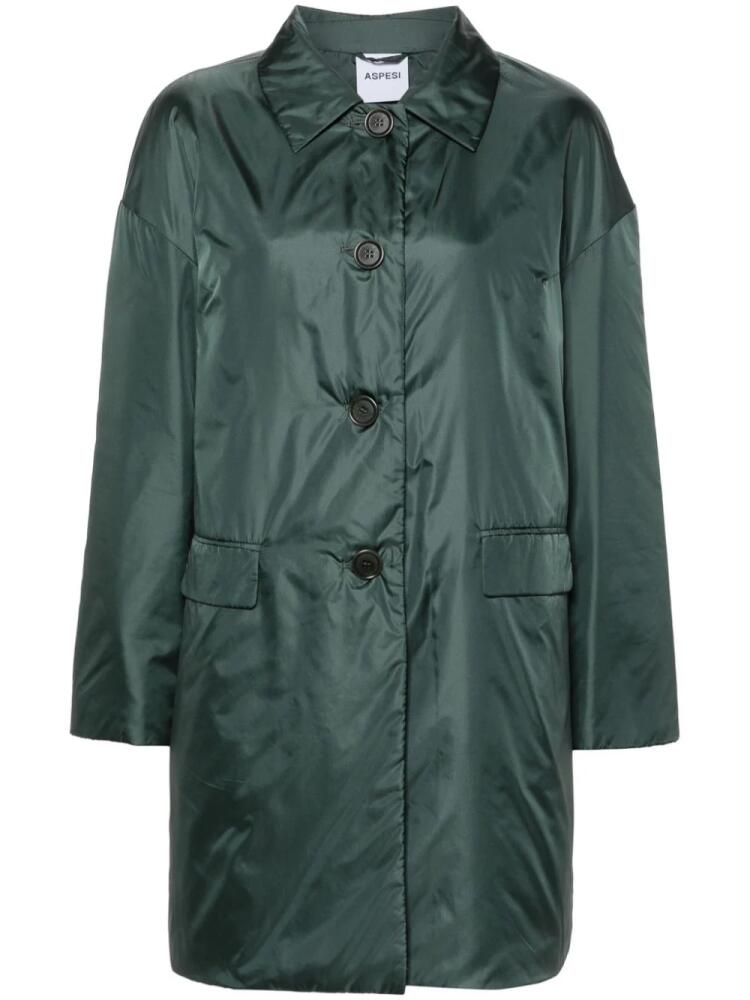 ASPESI Teena trench coat - Green Cover