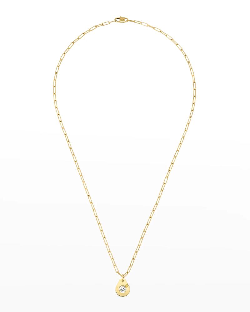 DINH VAN Yellow Gold R10 Menot Diamond Pendant Necklace Cover