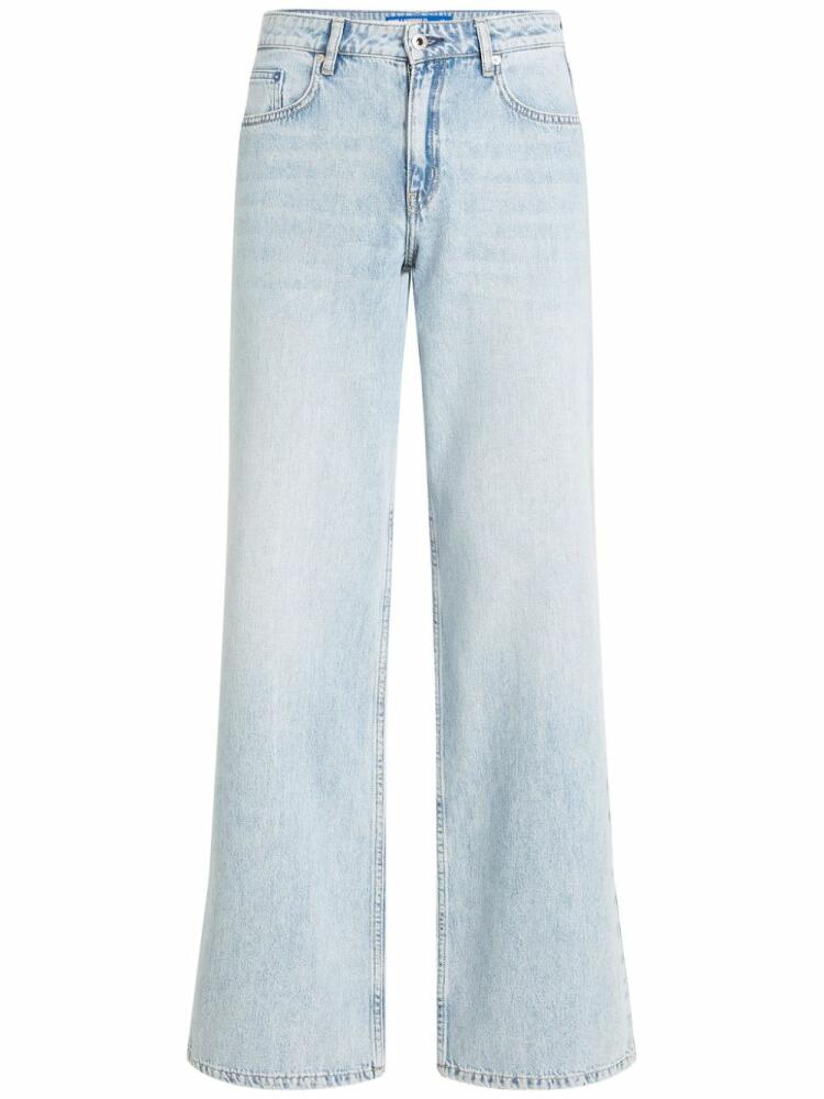 Karl Lagerfeld Jeans Mid-Rise Relaxed Jeans - Blue Cover