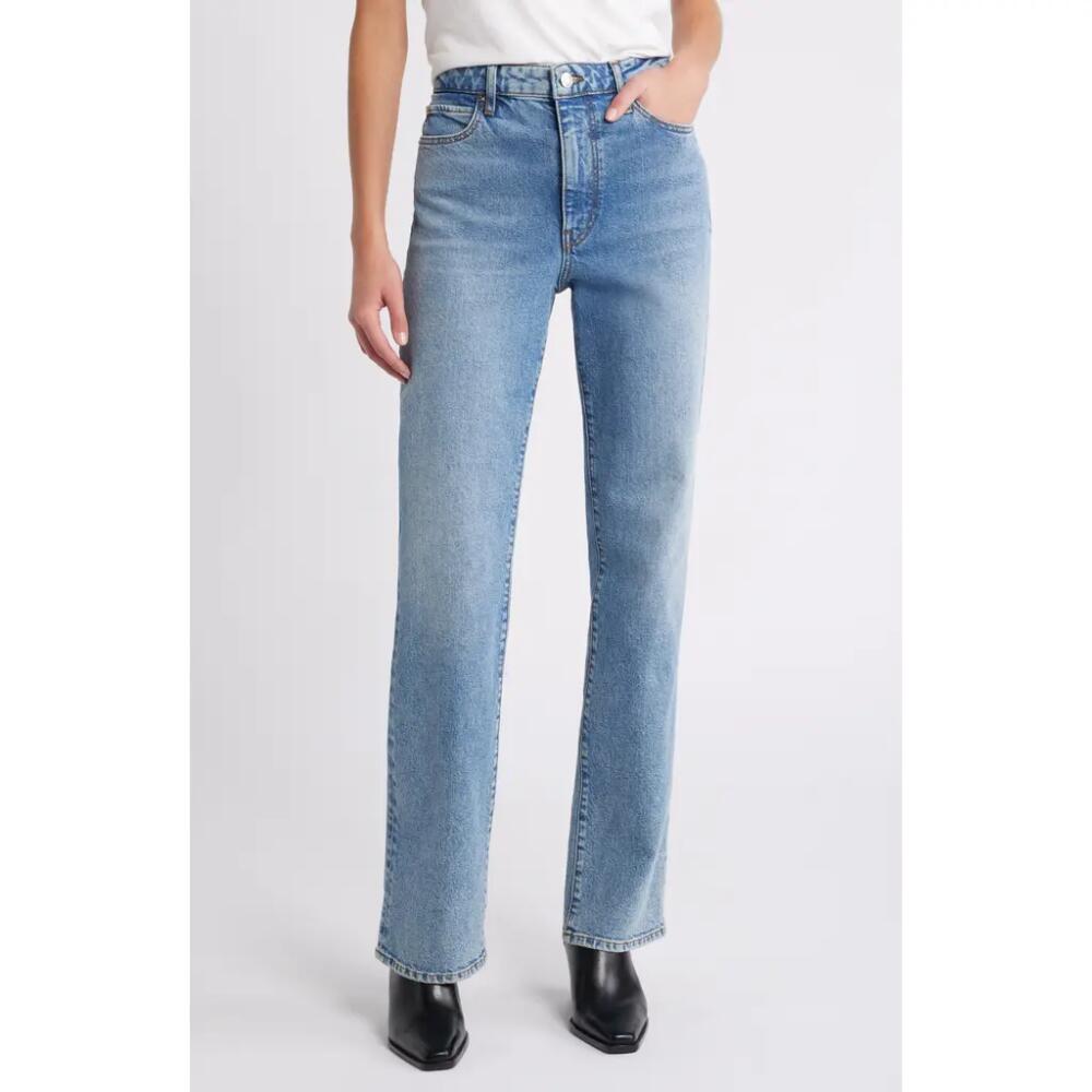 FRAME The Ruler High Waist Straight Leg Jeans in Indio Cover