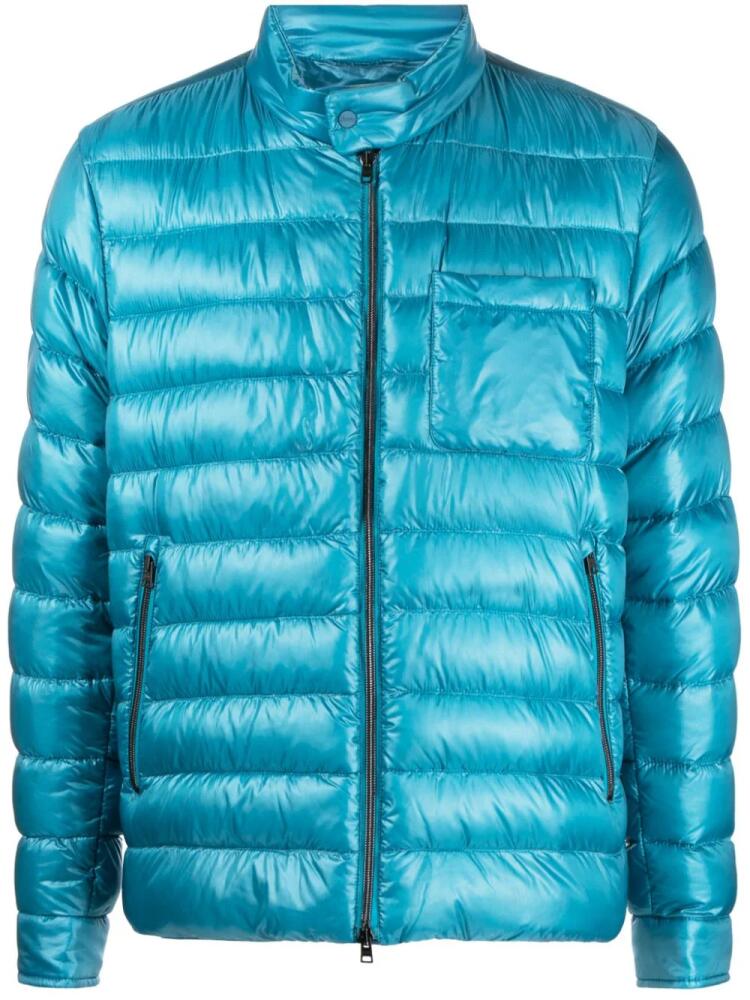 Herno zip-up padded jacket - Blue Cover