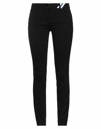 Philosophy Di Lorenzo Serafini Woman Jeans Black Cotton, Elastane Cover