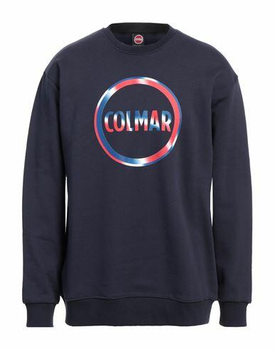 Colmar Man Sweatshirt Midnight blue Cotton Cover