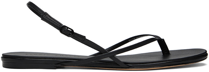 Studio Amelia Black Wishbone Flat Sandals Cover