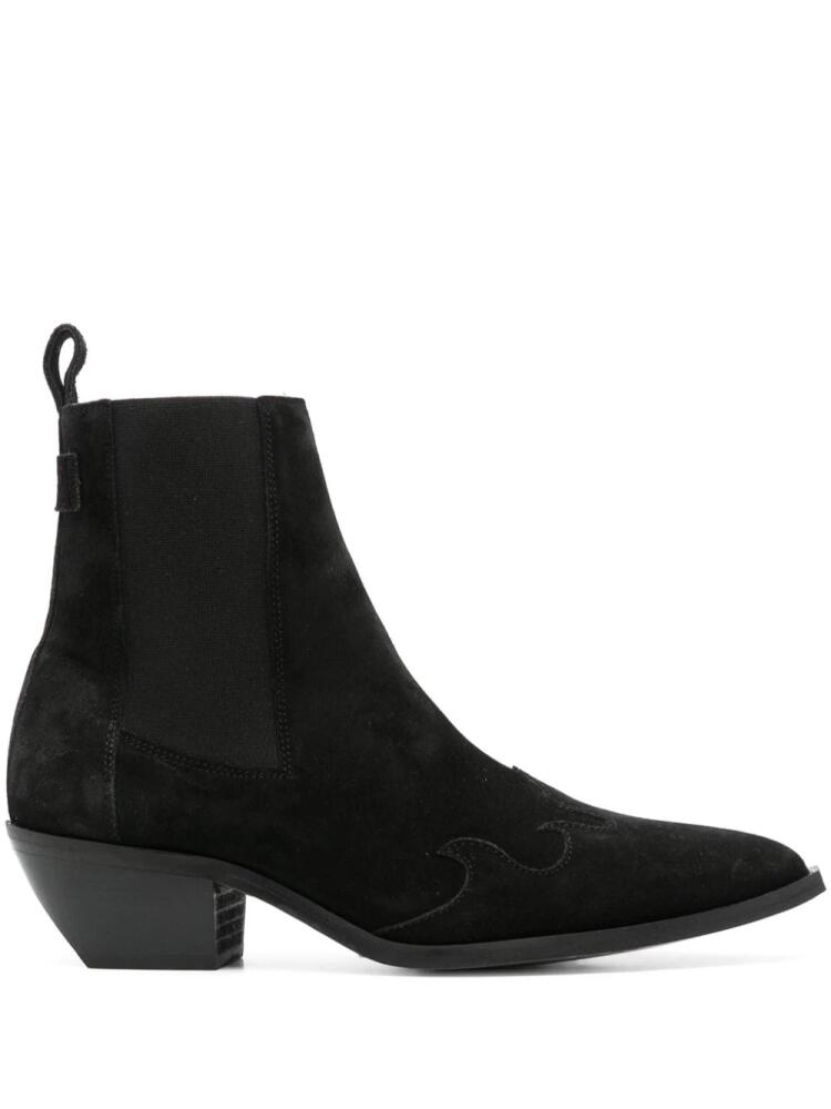 AllSaints Dellaware 60mm boots - Black Cover