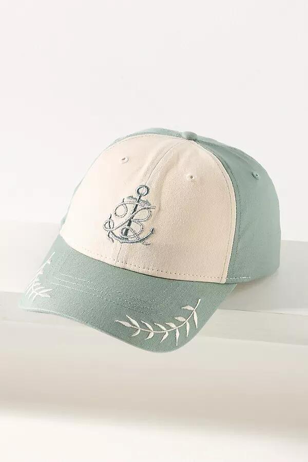 Coney Island Picnic Nautical Monogram Cap Cover