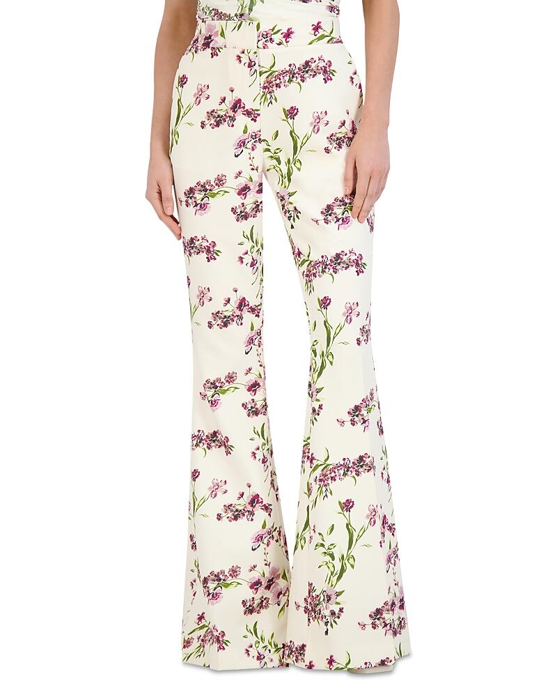 Bcbgmaxazria Floral Flared Leg Pants Cover