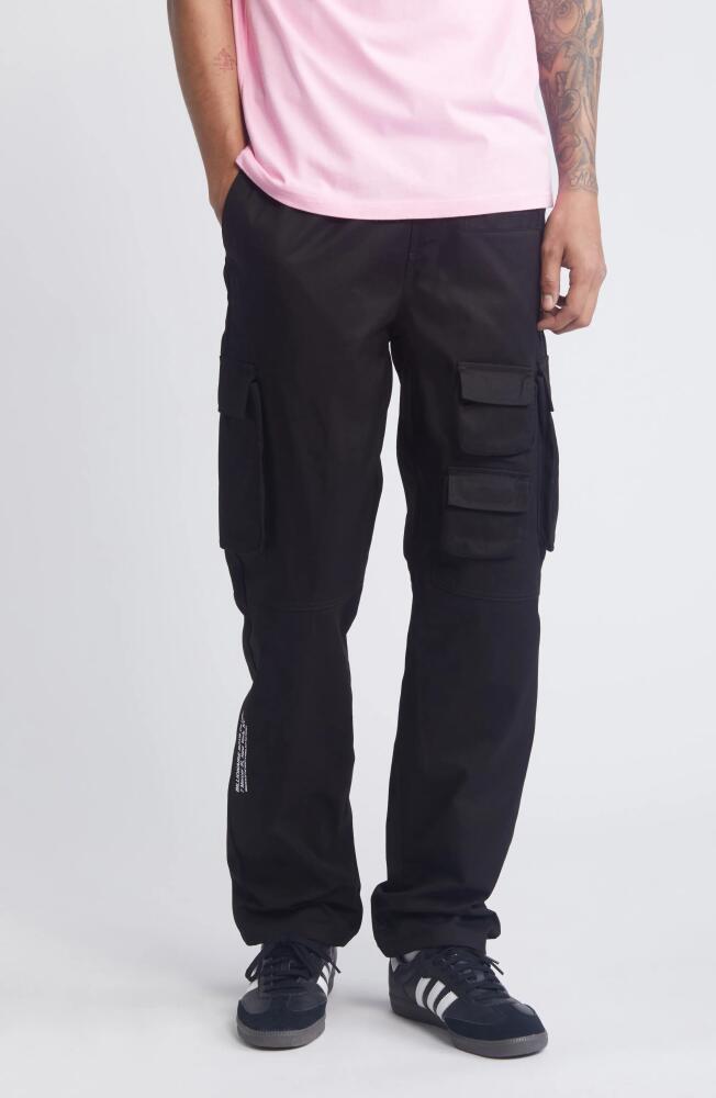 Billionaire Boys Club Terra Cotton Cargo Drawstring Pants in G-Black Cover