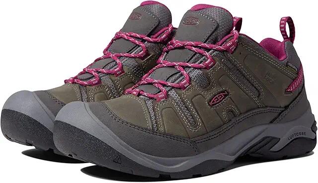 KEEN Circadia Waterproof (Steel Grey/Boysenberry) Women's Waterproof Boots Cover