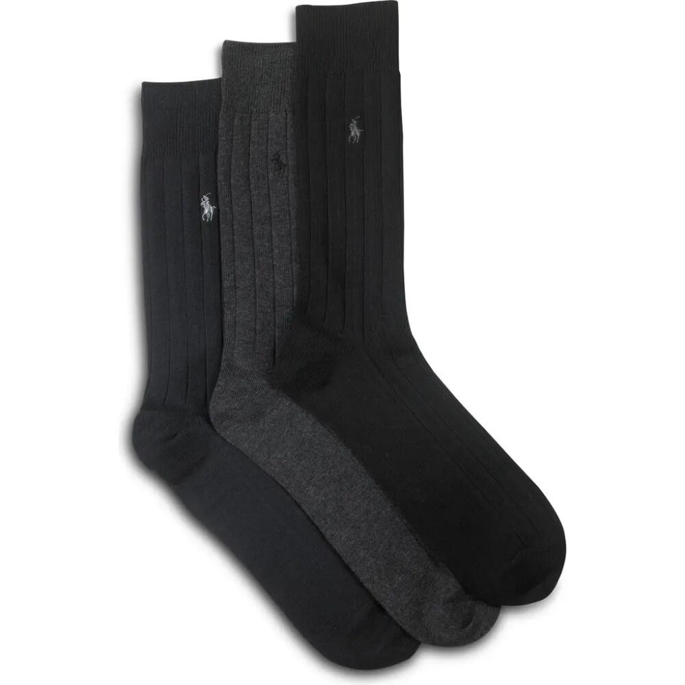 Polo Ralph Lauren 3-pk Dress Socks in Multi Cover