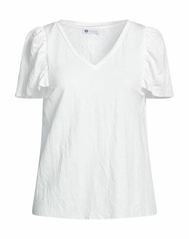 Diana Gallesi Woman T-shirt White Viscose, Polyamide Cover