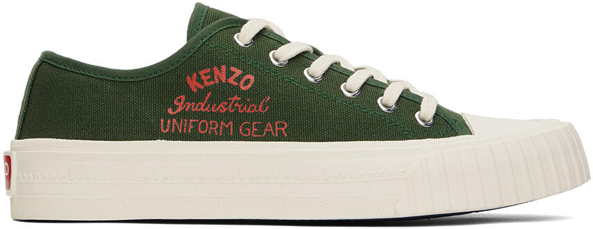 Kenzo Green Kenzo Paris Foxy Low-Top Sneakers Cover