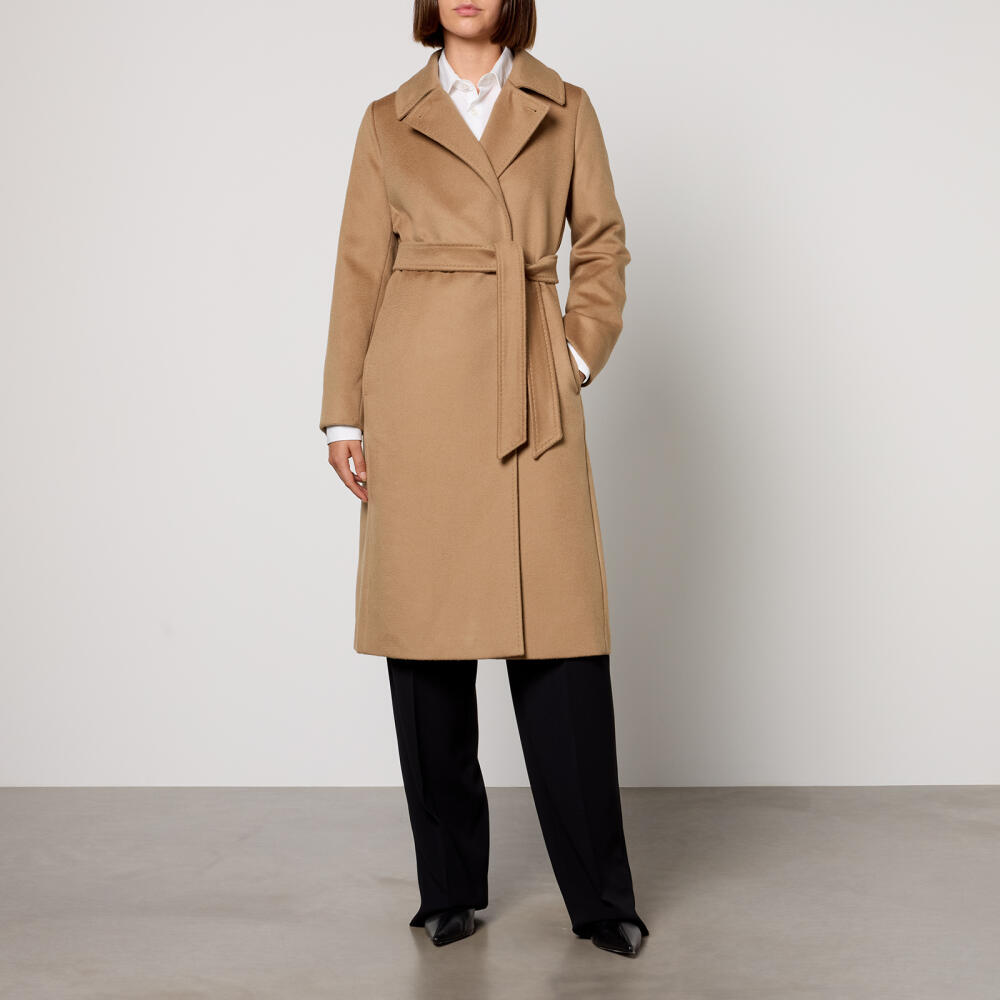 Max Mara Studio Bcollag Virgin Wool Coat Cover