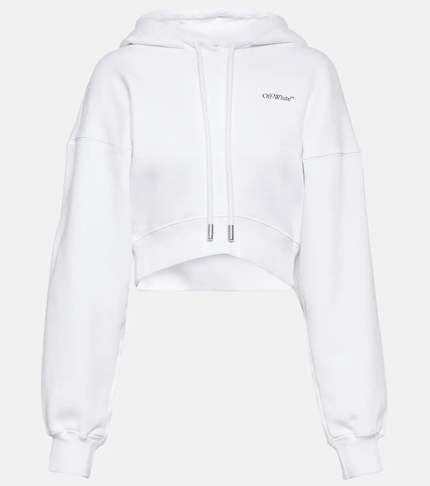 Off-White Printed cropped hoodie Cover