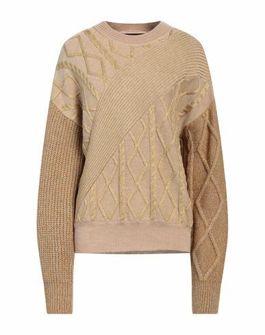 Boutique Moschino Woman Sweater Camel Polyamide, Wool, Acrylic, Polyester Cover