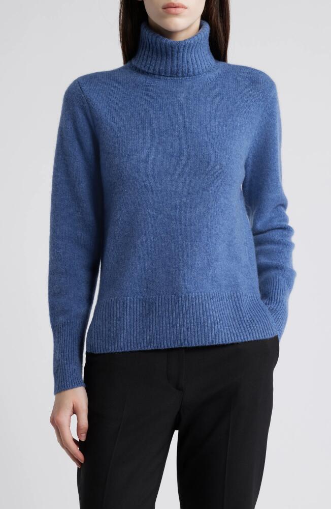 KOBI HALPERIN Wylan Turtleneck Cashmere Sweater in Denim Cover