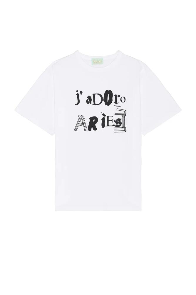 Aries J'Adoro Aries Ransom Tee in White Cover