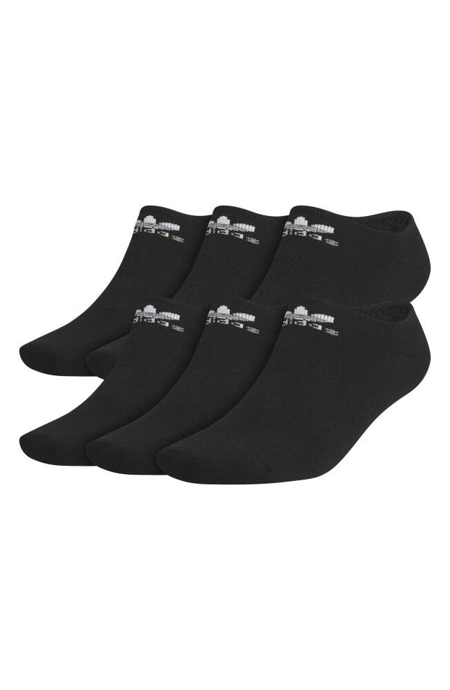 adidas Originals Trefoil 6-Pack No-Show Socks in Black Cover