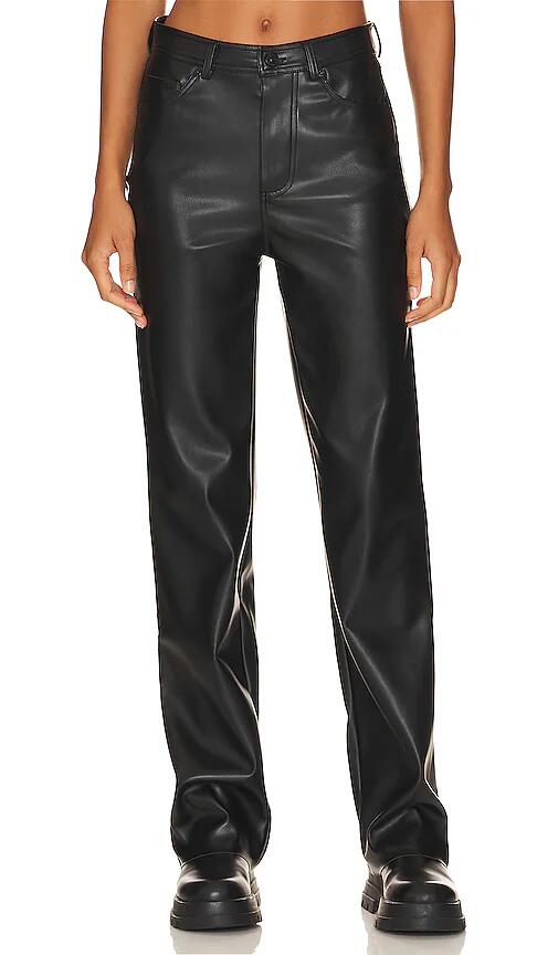 Steve Madden Loren Faux Leather Pant in Black Cover