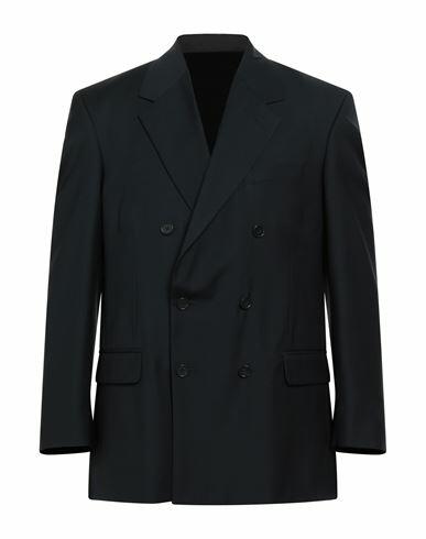 Paura Man Blazer Midnight blue Virgin Wool Cover