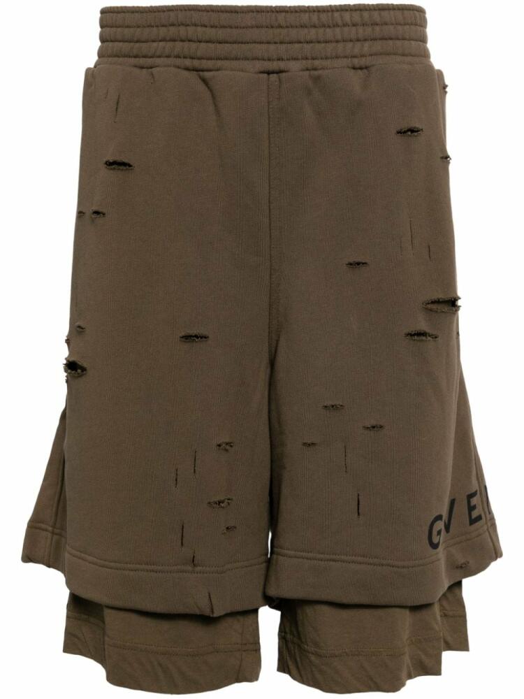 Givenchy cotton Bermuda shorts - Green Cover