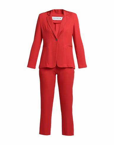 Shirtaporter Woman Suit Red Polyester, Elastane Cover