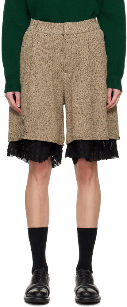 ADER error Beige Varto Shorts Cover