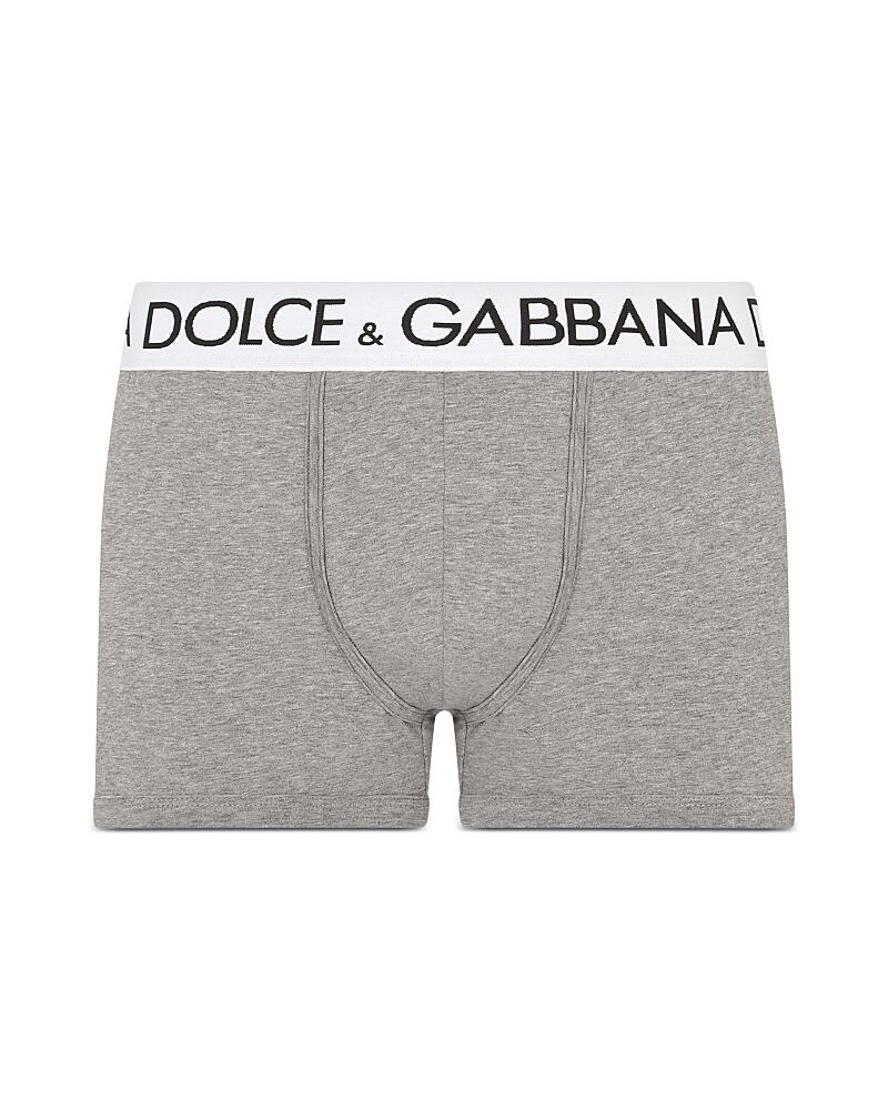 Dolce & Gabbana Cotton Blend Logo Waistband Boxer Briefs Cover