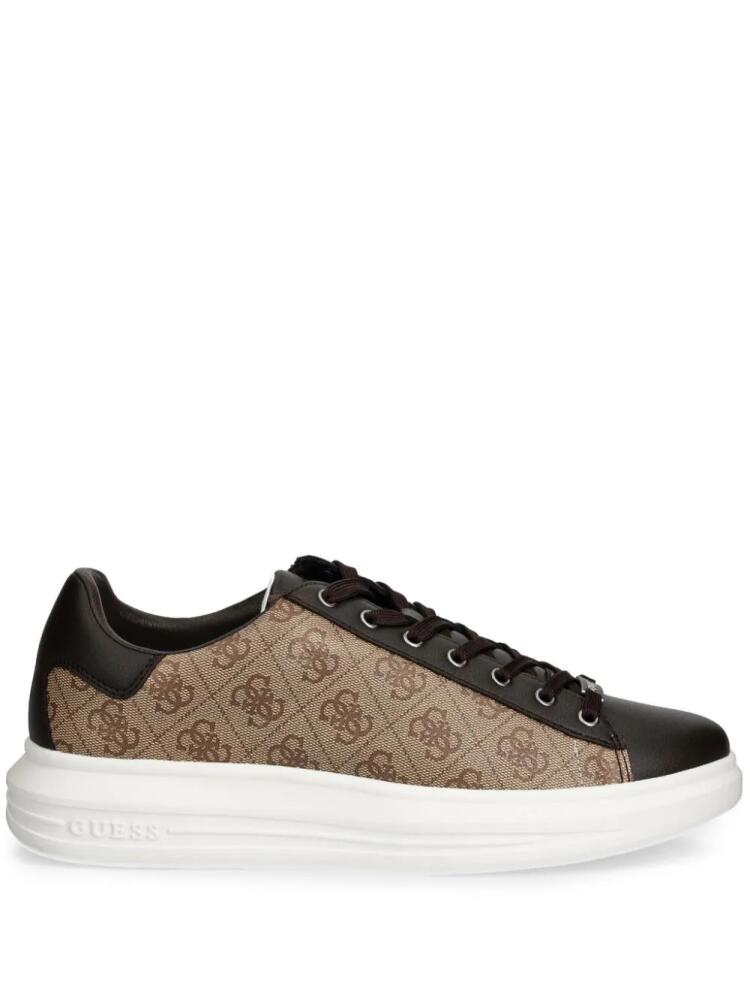 GUESS USA monogram-logo sneakers - Neutrals Cover