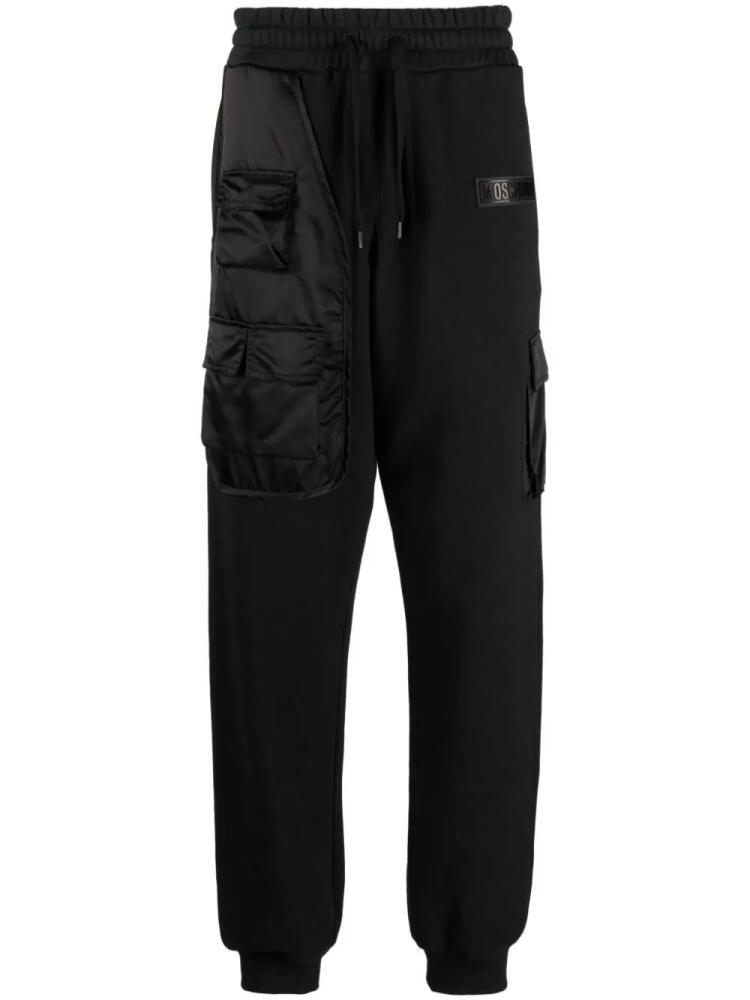 Moschino cargo cotton track pants - Black Cover