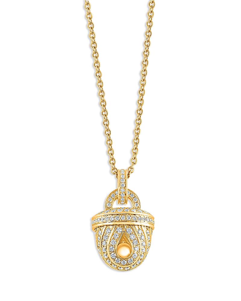 Harakh Diamond Bell Pendant Necklace in 18K Yellow Gold, 0.5 ct. t. w., 18 Cover