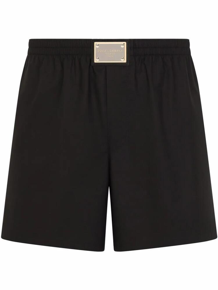 Dolce & Gabbana logo plaque boxer shorts - Black Cover