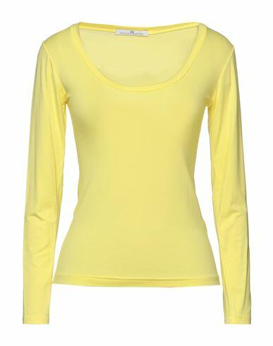 Mr Massimo Rebecchi Woman T-shirt Yellow Viscose, Elastane Cover