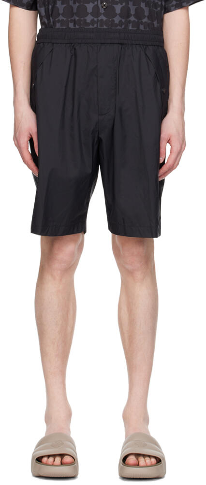 Moncler Black Drawstring Shorts Cover