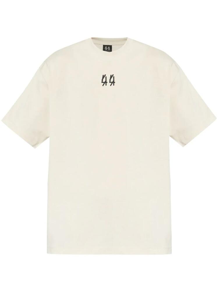 44 LABEL GROUP Crinkle T-shirt - White Cover