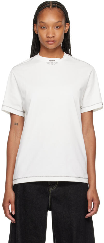 ADER error White Langle T-Shirt Cover