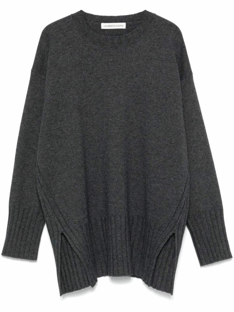 Lamberto Losani ribbed-knit sweater - Grey Cover