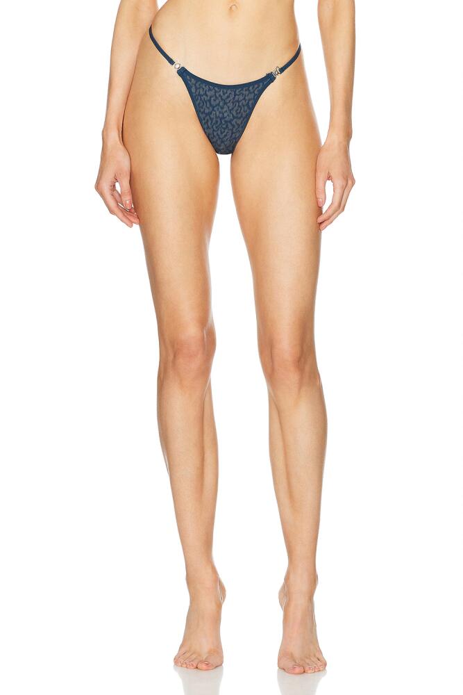 Heavy Manners Ring Bikini Bottom in Navy Cover