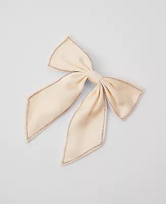 Ann Taylor Crystal Trim Hair Bow Cover